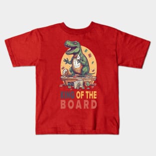 T-REX - King of the board Kids T-Shirt